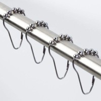 Shower Hook with Rollers Chrome 12 count