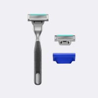 Harry's Men's Plus Shaving Razor with 2 Razor Blade Refill Cartridges