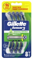 Gillette Sensor3 Razors Disposable 96 Count