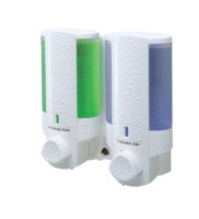 Aviva Double Dispenser White