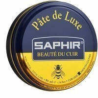 Saphir Shoe Polish Pate De Luxe Wax Medium Brown 1.76 oz